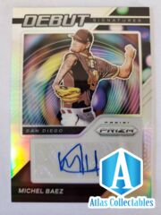 2021 Panini Prizm Baseball Debut Signatures Michael Baez San Diego Padres AUTO